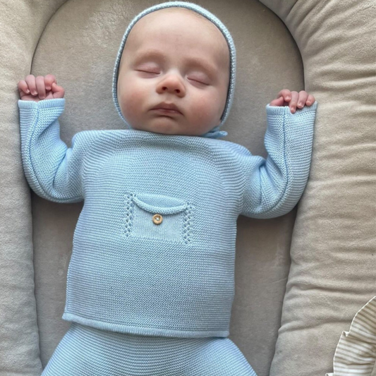 PEX I Hugo 3-delt babysett I Blå