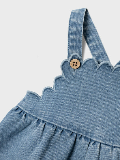 Lil' Atelier I OKAJA denim skirttall I Medium blue denim