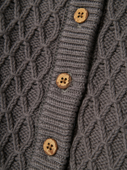 Lil' Atelier I Knit cardigan I Pewter